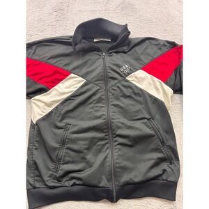 Olympics USA Track‎ Jacket Full Zip Athletic Sportswear Men's M Black Red White